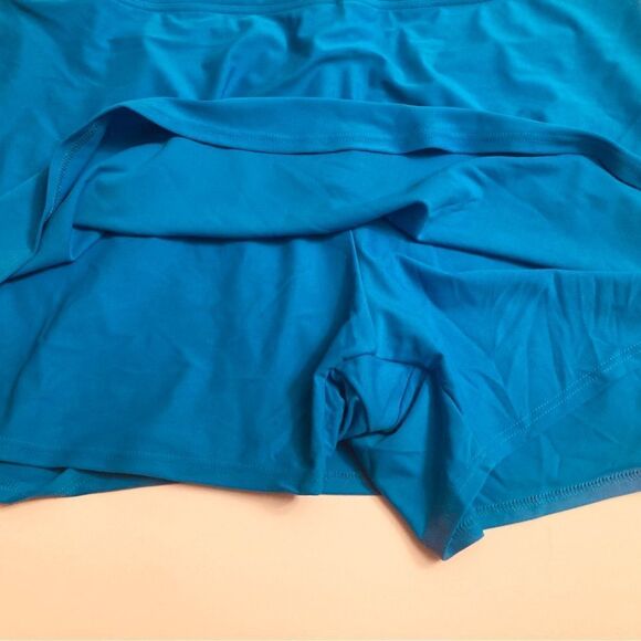 Ella Mae Turquoise Swim Skort - Picture 8 of 8